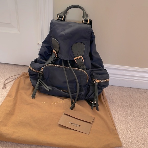 Authentic Burberry Navy rucksack backpack - Picture 1 of 7